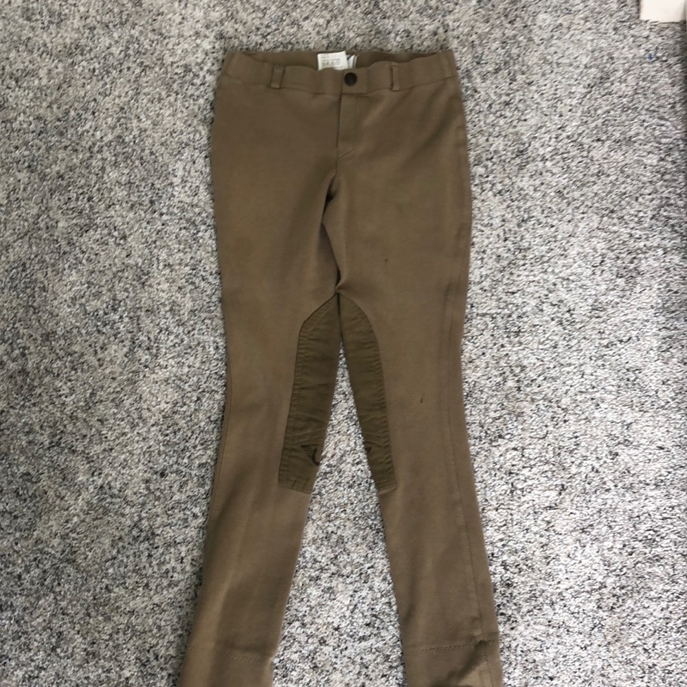 tan horseback riding pants